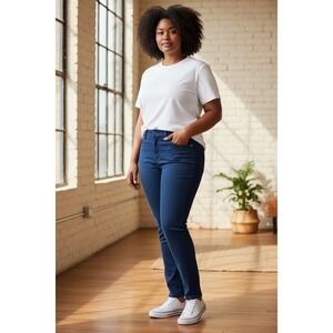 🤍 L'AGENCE Margot High-Rise Skinny Pants –‎ Navy (Size 30) Quiet Luxury